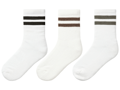 Name It fungi/bright white socks (3-pack)